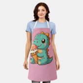 Tablier Dino mignonne de glace mangeur (Porté)
