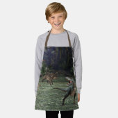 Tablier Dinosaure Paysage Jurassique (Porté)