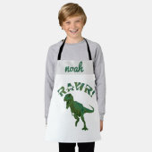 Tablier Dinosaure Personnalisable Chef Jeune Enfants Perso (Porté)