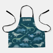 Tablier Dinosaure personnalisé (Recto)