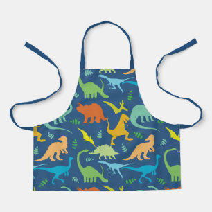 Tablier Dinosaures colorés