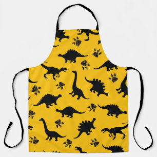 Tablier Dinosaures de néon, motif de grunge urbain