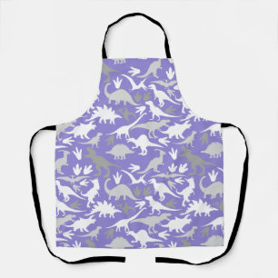 Tablier Dinosaures motif 01A LPurple BG