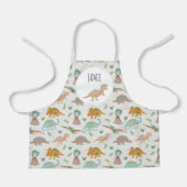 Tablier Dinosaurs Kids Boho Dinosaur Custom Name (Recto)