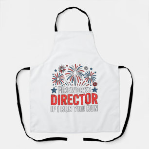 Tablier Directeur de feux d'artifice du 4 juillet Si je co