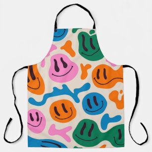 Tablier Diverses facettes colorées et fondantes souriantes