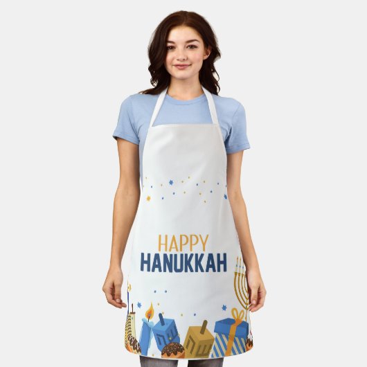 Tablier Divertissement Joyeux Hanoukka (Porté)