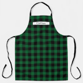 Tablier do-it-yourself Arrière - plan Vert Buffalo noir ch (Recto)