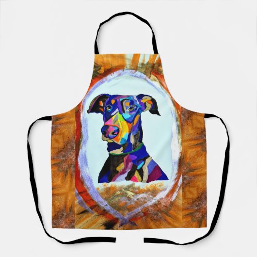 Tablier Doberman Love Apron (Recto)