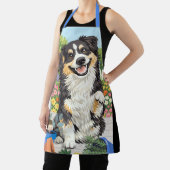 Tablier DOBRO Australian Shepherd  All-Over Print Apron (Insitu)