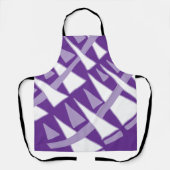 Tablier Dodle44 des lignes triangles (Recto)