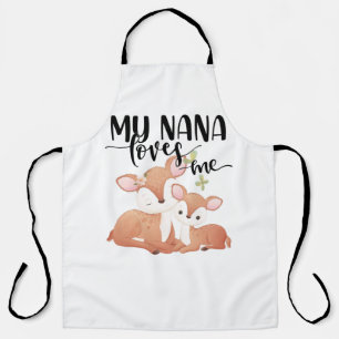 Tablier Doe et Fawn My Nana m'aime