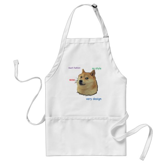 Tablier Doge. Ainsi Shibe (Devant)
