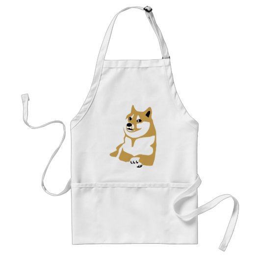 Tablier Doge - meme d'Internet (Devant)