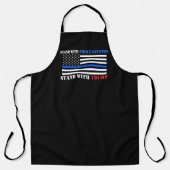 Tablier Donald Trump 2024 aux côtés des policiers (Recto)