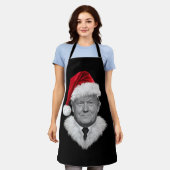 Tablier Donald Trump Christmas Funny Santa Hat Don (Porté)