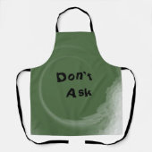 Tablier Don't Ask (Recto)