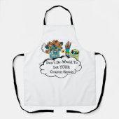 Tablier Don't Be Afraid To Let YOUR Crayon Speak! (Recto)