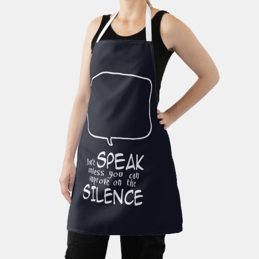 Tablier Don't Speak (Insitu)