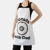 Tablier Donuts avec Papa Conception de chemise de beignet (Insitu)