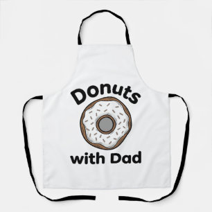 Tablier Donuts avec Papa Conception de chemise de beignet