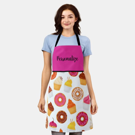 Tablier Donuts & Cupcakes (Porté)