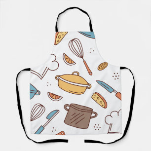 Tablier Doodle de cuisine gaie Apron