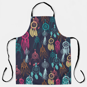 Tablier Doodle ethnique rétro : Collection Dreamcatcher