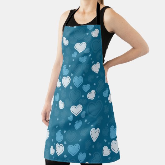 Tablier Doodle Hearts (Insitu)