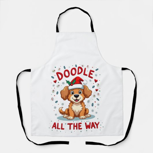 Tablier Doodle tout au long de la drôle de Goldendoodle Ch (Recto)