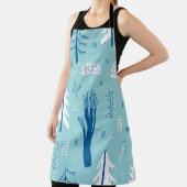 Tablier Doodles de forêt : Motif créatif sans couture (Insitu)