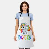 Tablier Dotty Unicorn (Porté)