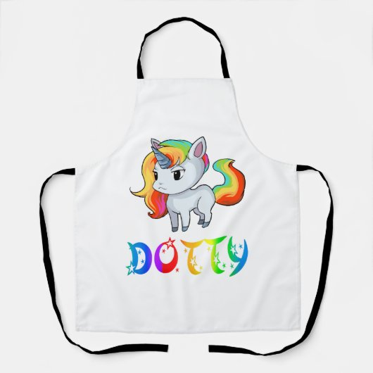 Tablier Dotty Unicorn (Recto)