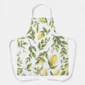 Tablier Douce Nuit de Mariage Jaune Citron Sorrento Médite (Recto)