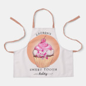 Tablier Douceur Cupcake Cute boulangerie Chef (Recto)