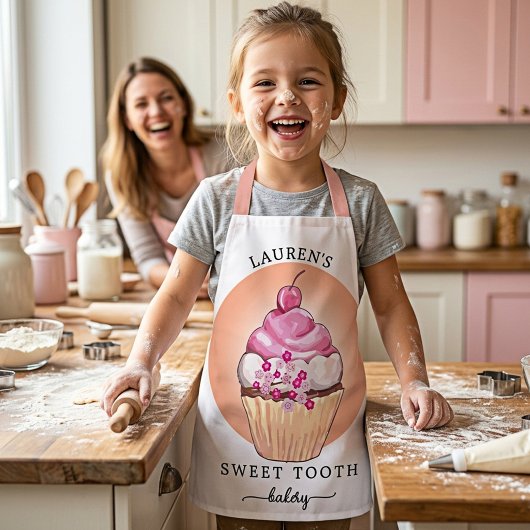 Tablier Douceur Cupcake Cute boulangerie Chef