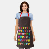 Tablier Douceur fraise mignonne aquarelle de fruit mignon (Porté)