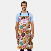 Tablier Doughnut personnalisée Baker Mom (Porté)