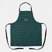 Tablier Douglas Official Tartan avec monogramme / nom (Recto)