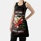 Tablier Douille de Noël moche Cool Père Noël 6 Pack Muscle (Insitu)