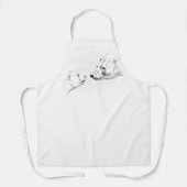 Tablier d'ours Polaire Mère & Cub Bear Art Aprons (Recto)
