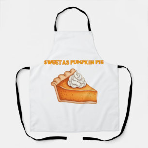 Tablier Doux comme une tarte à la citrouille � Dessert de