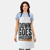 Tablier DOWN GOLF ANDERSON FUNNY BASEBALL cadeau ANDERSON (Porté)