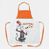 Tablier Dr. Seuss | Chat Chapeauté Halloween (Recto)