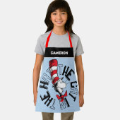 Tablier Dr Seuss | Chat dans l'art rond Casquette (Insitu)