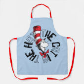 Tablier Dr Seuss | Chat dans l'art rond Casquette (Recto)