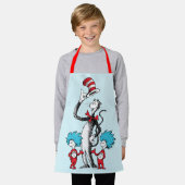 Tablier Dr Seuss | Chat dans le Casquette, Chose un & Chos (Porté)