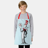 Tablier Dr Seuss | Chat dans le Casquette & Krinklebine (Porté)