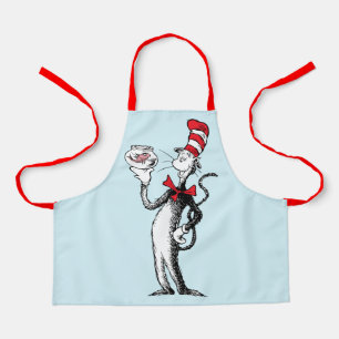 Tablier Dr Seuss   Chat dans le Casquette & Krinklebine