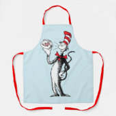 Tablier Dr Seuss | Chat dans le Casquette & Krinklebine (Recto)